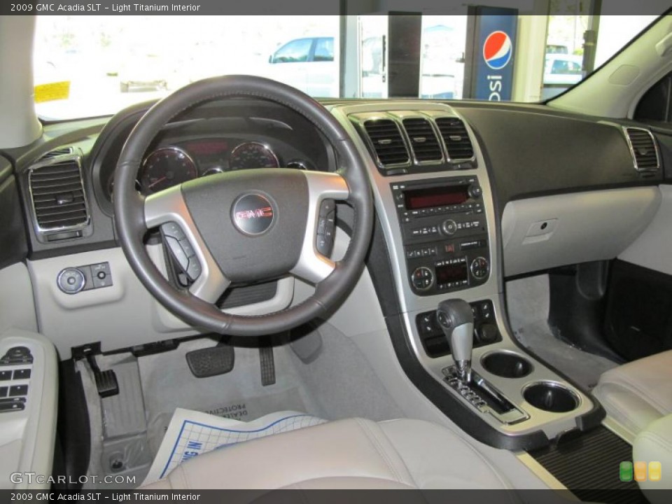 Light Titanium Interior Dashboard for the 2009 GMC Acadia SLT #38932038