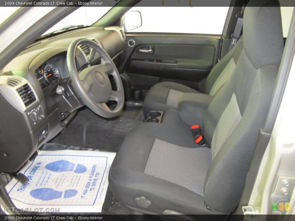 Ebony Interior Photo for the 2009 Chevrolet Colorado LT Crew Cab #38933442