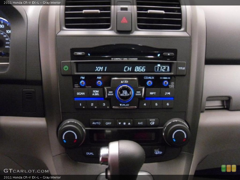 Gray Interior Controls for the 2011 Honda CR-V EX-L #38933486