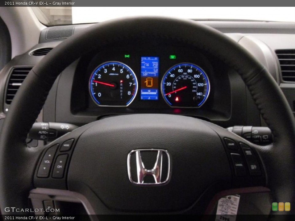 Gray Interior Controls for the 2011 Honda CR-V EX-L #38933494