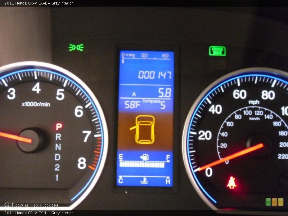 Gray Interior Gauges for the 2011 Honda CR-V EX-L #38933526