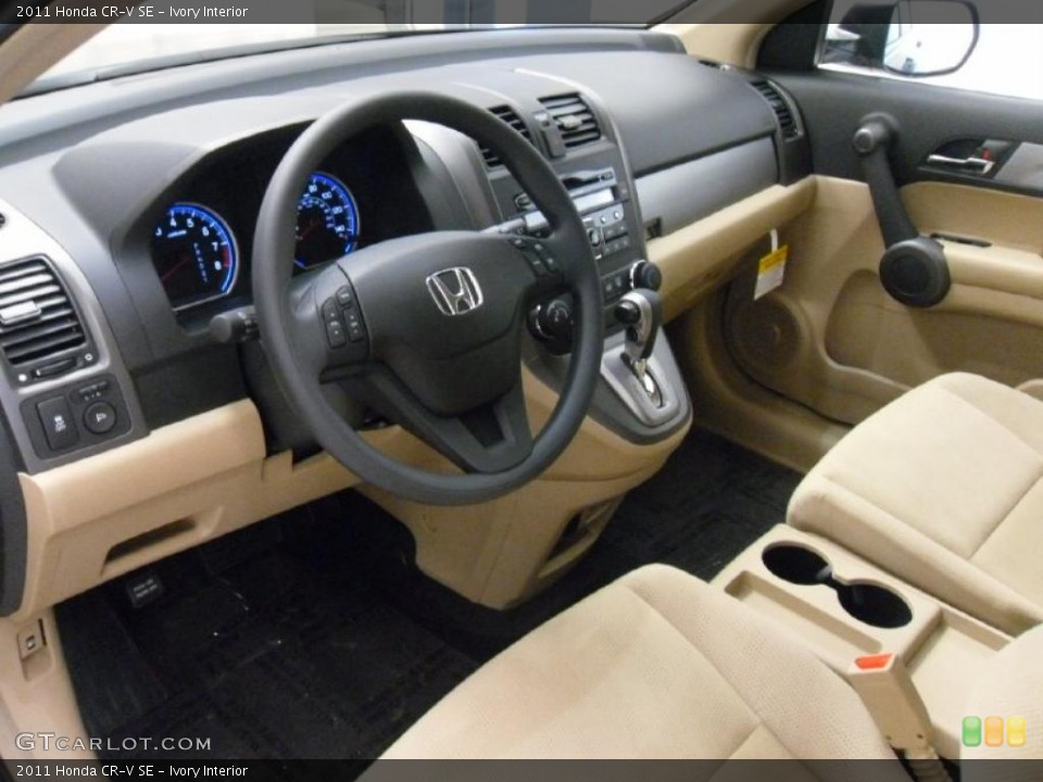 Ivory Interior Prime Interior for the 2011 Honda CR-V SE #38934198