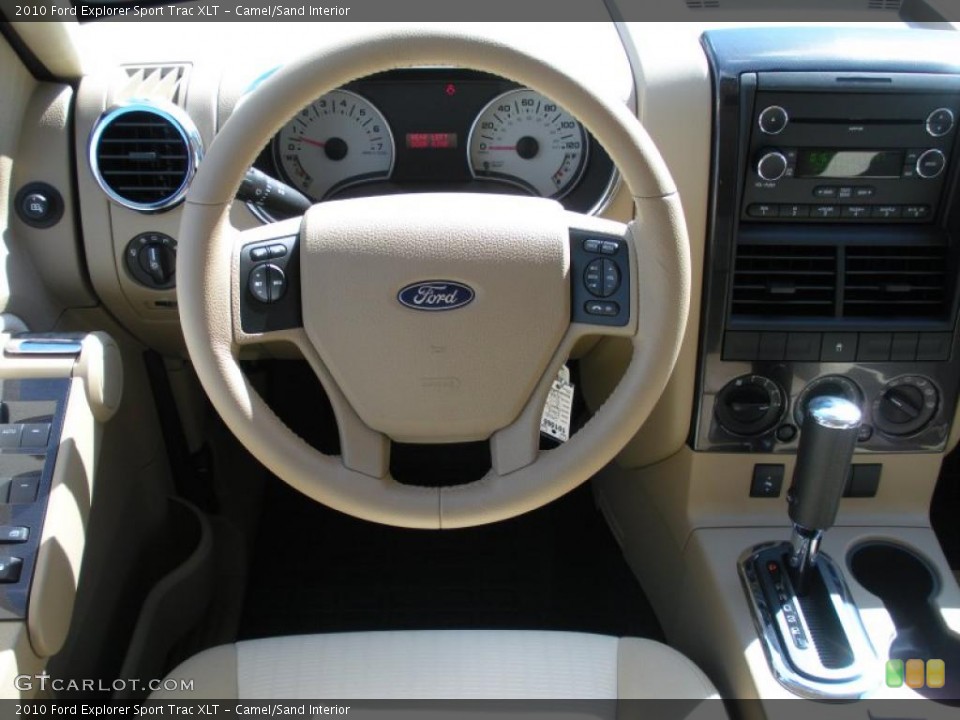 Camel/Sand Interior Steering Wheel for the 2010 Ford Explorer Sport Trac XLT #38934470