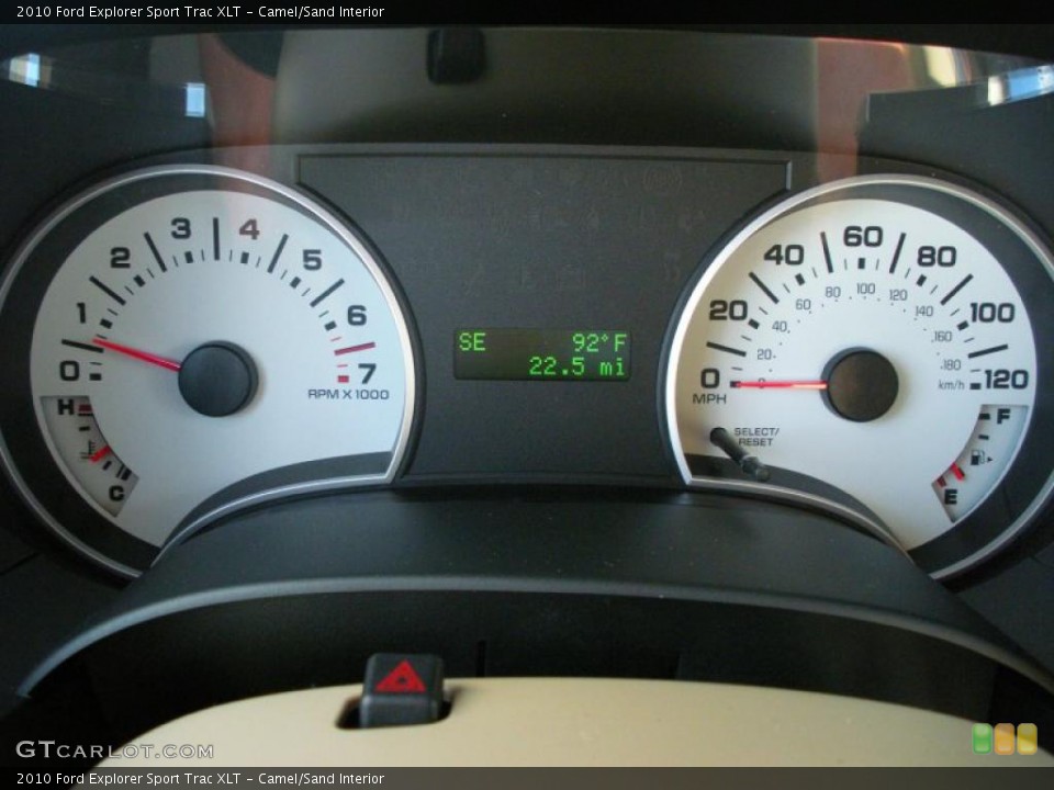 Camel/Sand Interior Gauges for the 2010 Ford Explorer Sport Trac XLT #38934522
