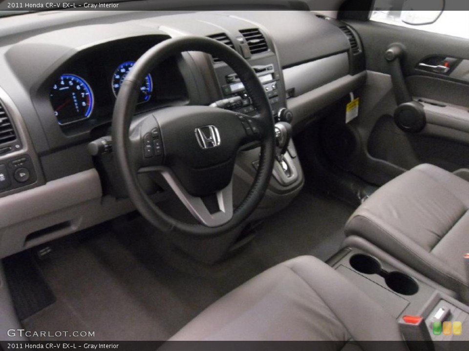 Gray Interior Prime Interior for the 2011 Honda CR-V EX-L #38935706