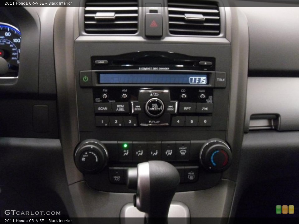Black Interior Controls for the 2011 Honda CR-V SE #38935890