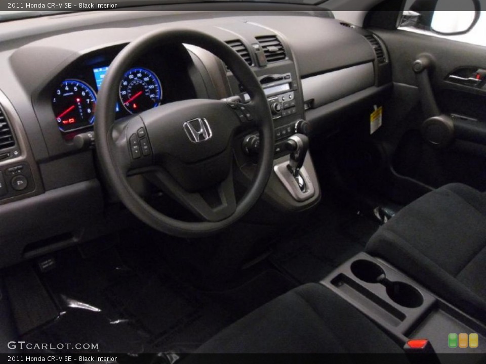 Black Interior Prime Interior for the 2011 Honda CR-V SE #38936158