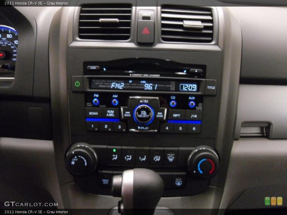 Gray Interior Controls for the 2011 Honda CR-V SE #38936406