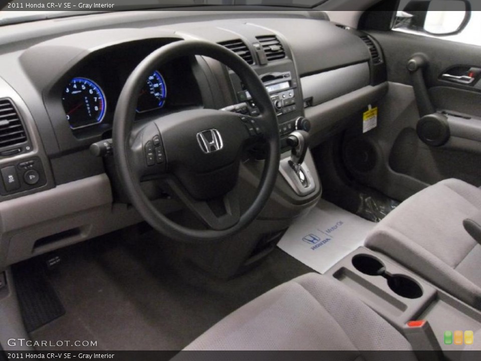 Gray Interior Prime Interior for the 2011 Honda CR-V SE #38936622