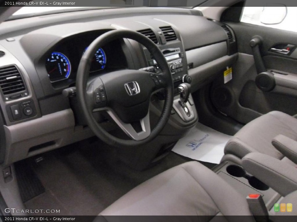 Gray Interior Prime Interior for the 2011 Honda CR-V EX-L #38937078