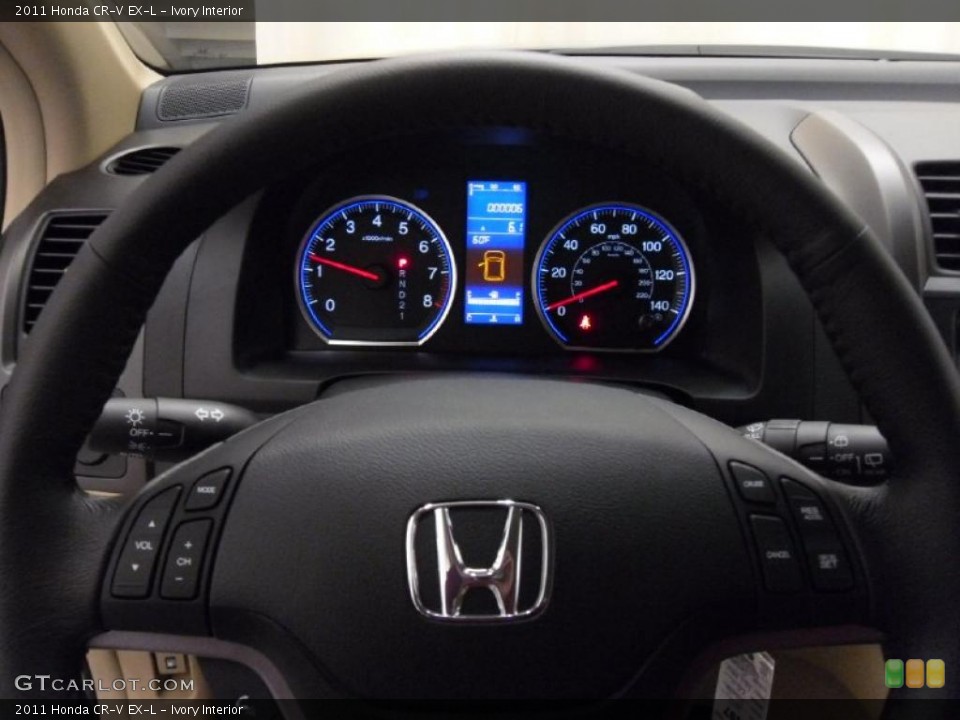 Ivory Interior Controls for the 2011 Honda CR-V EX-L #38937314