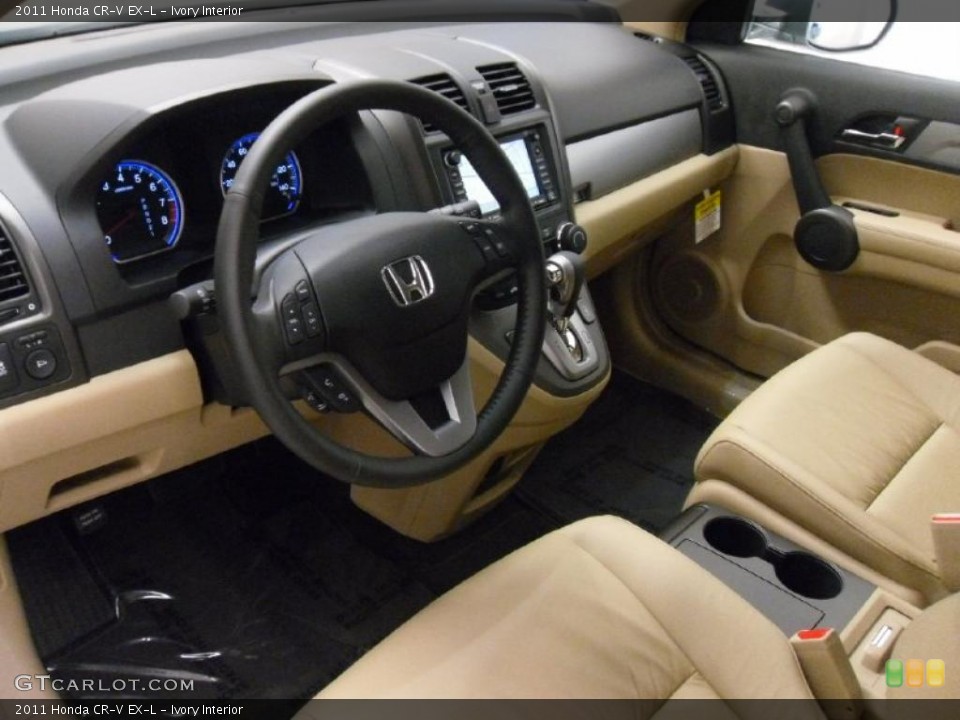 Ivory Interior Prime Interior for the 2011 Honda CR-V EX-L #38937558