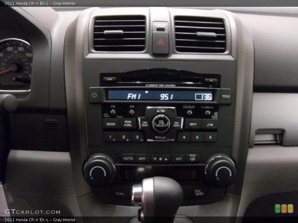 Gray Interior Controls for the 2011 Honda CR-V EX-L #38937754