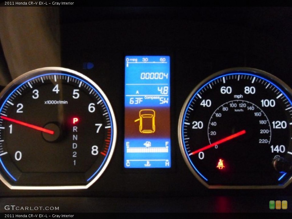 Gray Interior Gauges for the 2011 Honda CR-V EX-L #38937786