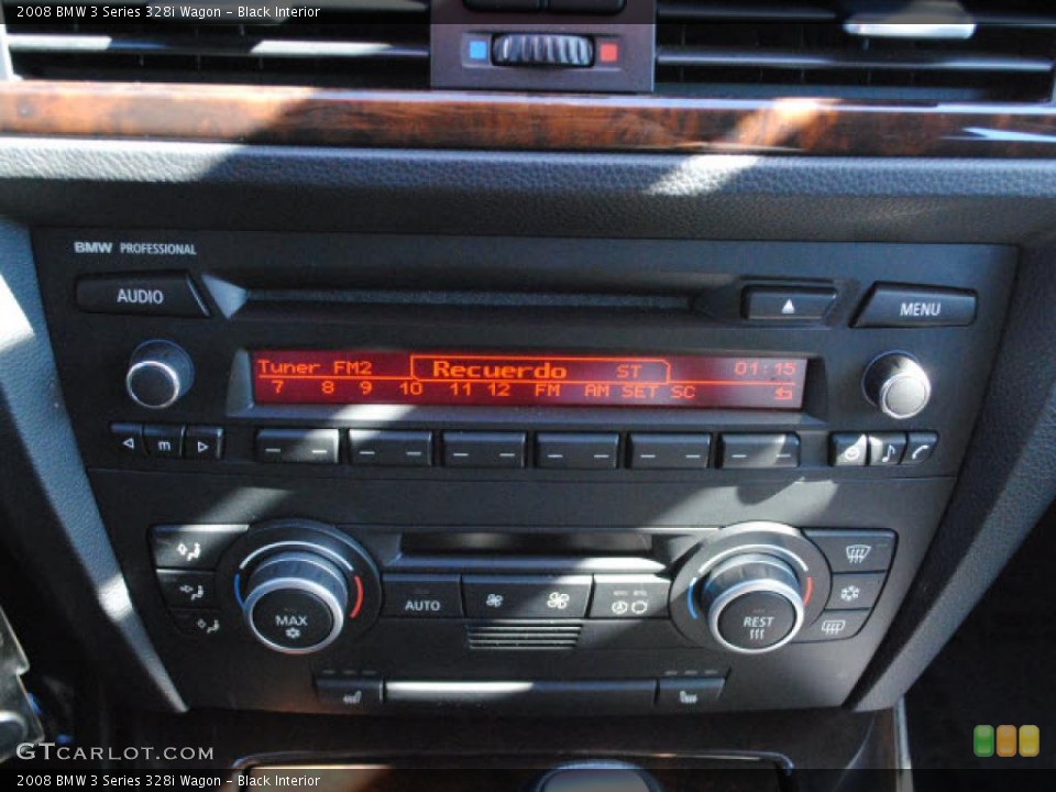 Black Interior Controls for the 2008 BMW 3 Series 328i Wagon #38938174