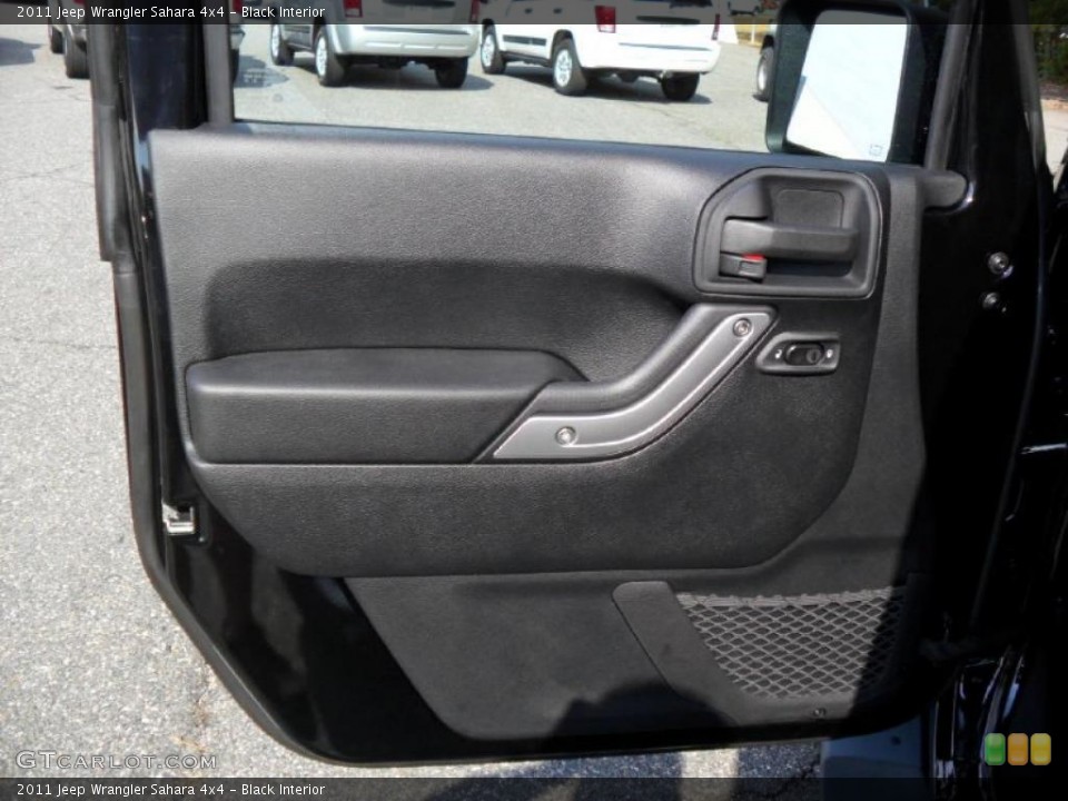 Black Interior Door Panel for the 2011 Jeep Wrangler Sahara 4x4 #38938650