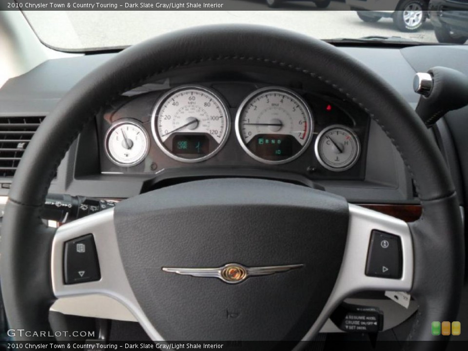 Dark Slate Gray/Light Shale Interior Gauges for the 2010 Chrysler Town & Country Touring #38940306