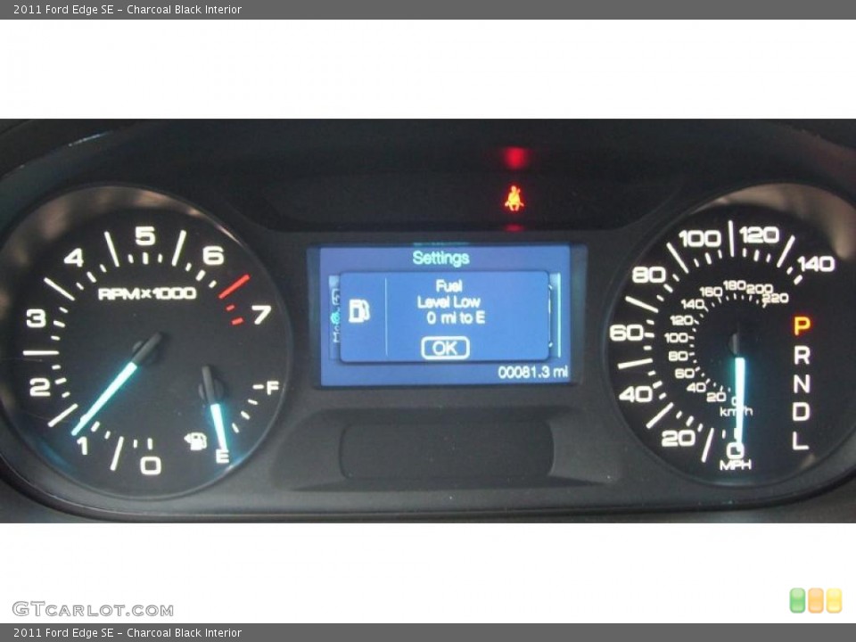 Charcoal Black Interior Gauges for the 2011 Ford Edge SE #38940394