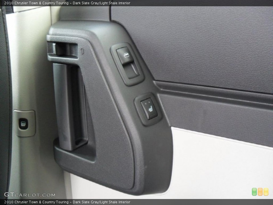 Dark Slate Gray/Light Shale Interior Controls for the 2010 Chrysler Town & Country Touring #38940434
