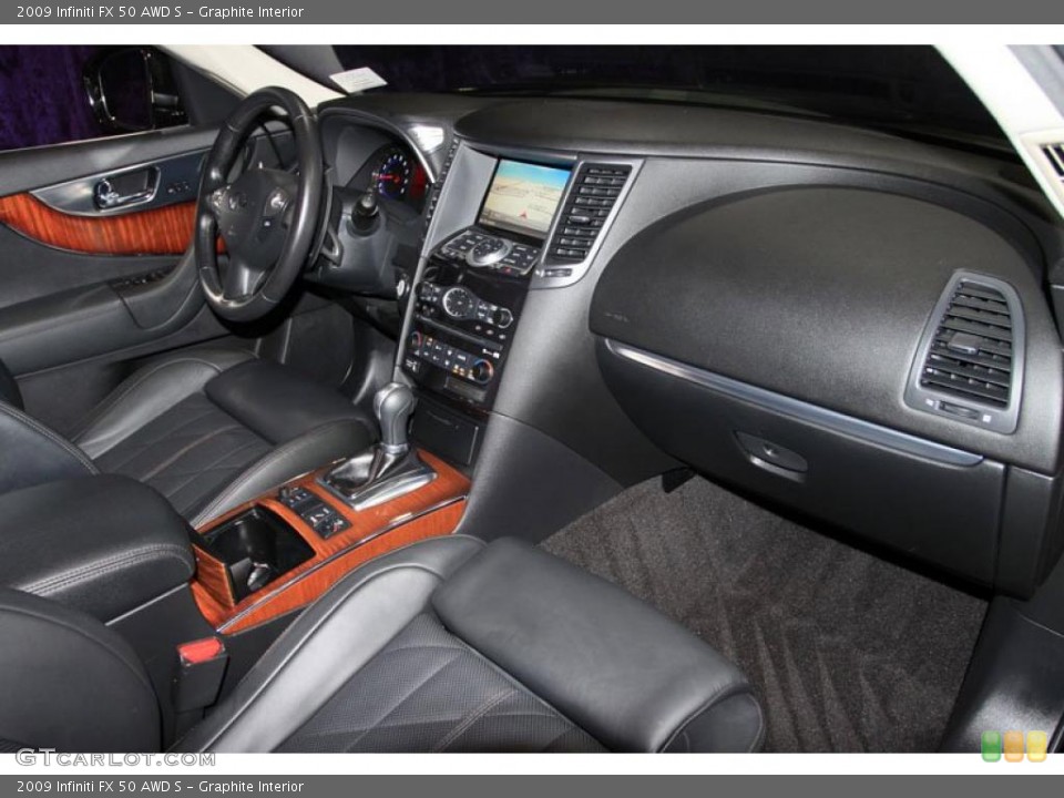 Graphite Interior Dashboard for the 2009 Infiniti FX 50 AWD S #38940694