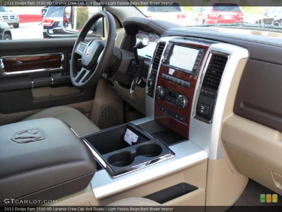 Light Pebble Beige/Bark Brown Interior Photo for the 2011 Dodge Ram 3500 HD Laramie Crew Cab 4x4 Dually #38941378