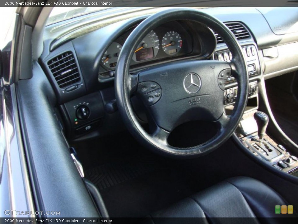 Charcoal Interior Photo for the 2000 Mercedes-Benz CLK 430 Cabriolet #38943014