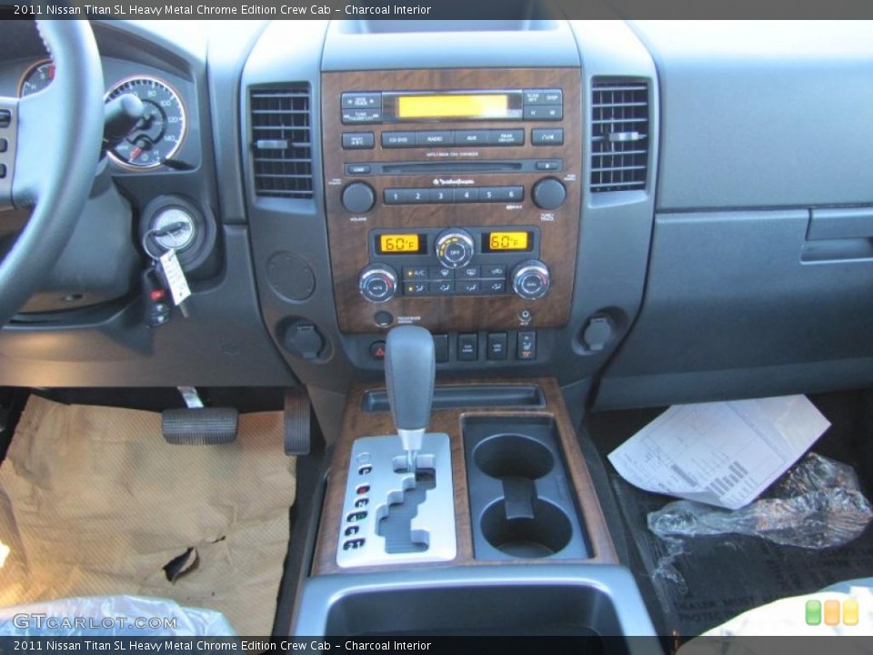 Charcoal Interior Photo for the 2011 Nissan Titan SL Heavy Metal Chrome Edition Crew Cab #38944106