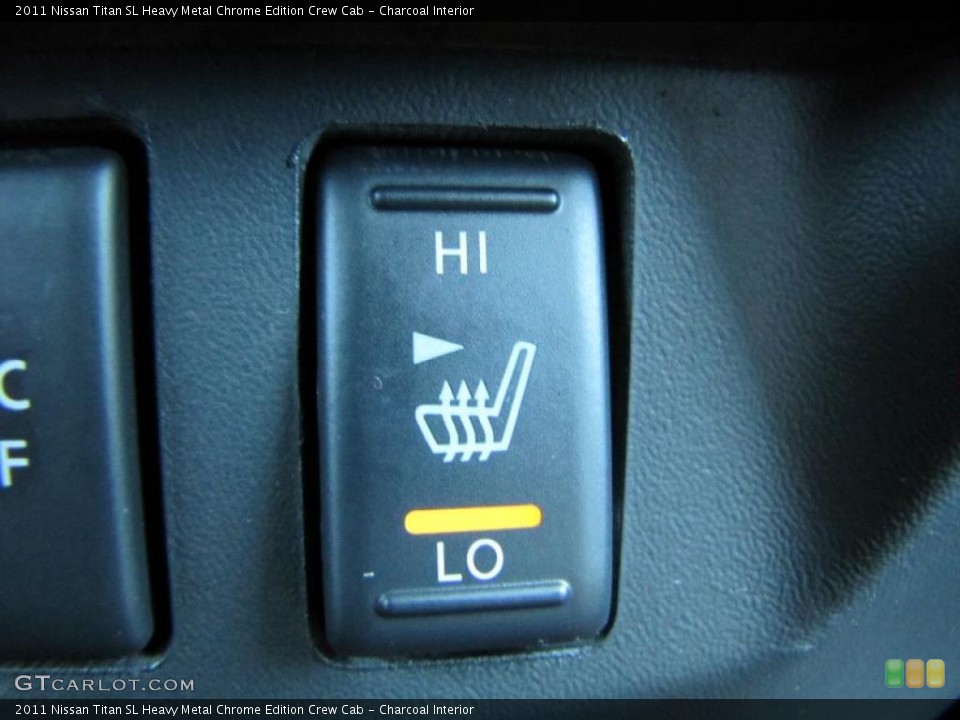Charcoal Interior Controls for the 2011 Nissan Titan SL Heavy Metal Chrome Edition Crew Cab #38944170