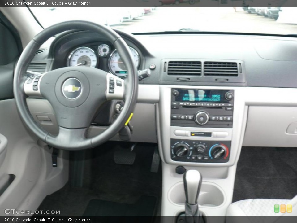 Gray Interior Dashboard for the 2010 Chevrolet Cobalt LT Coupe #38944502