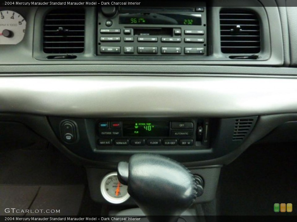 Dark Charcoal Interior Controls for the 2004 Mercury Marauder  #38945182