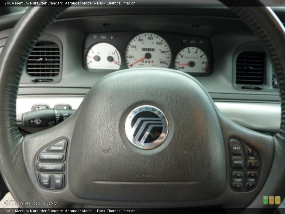 Dark Charcoal Interior Steering Wheel for the 2004 Mercury Marauder  #38945194