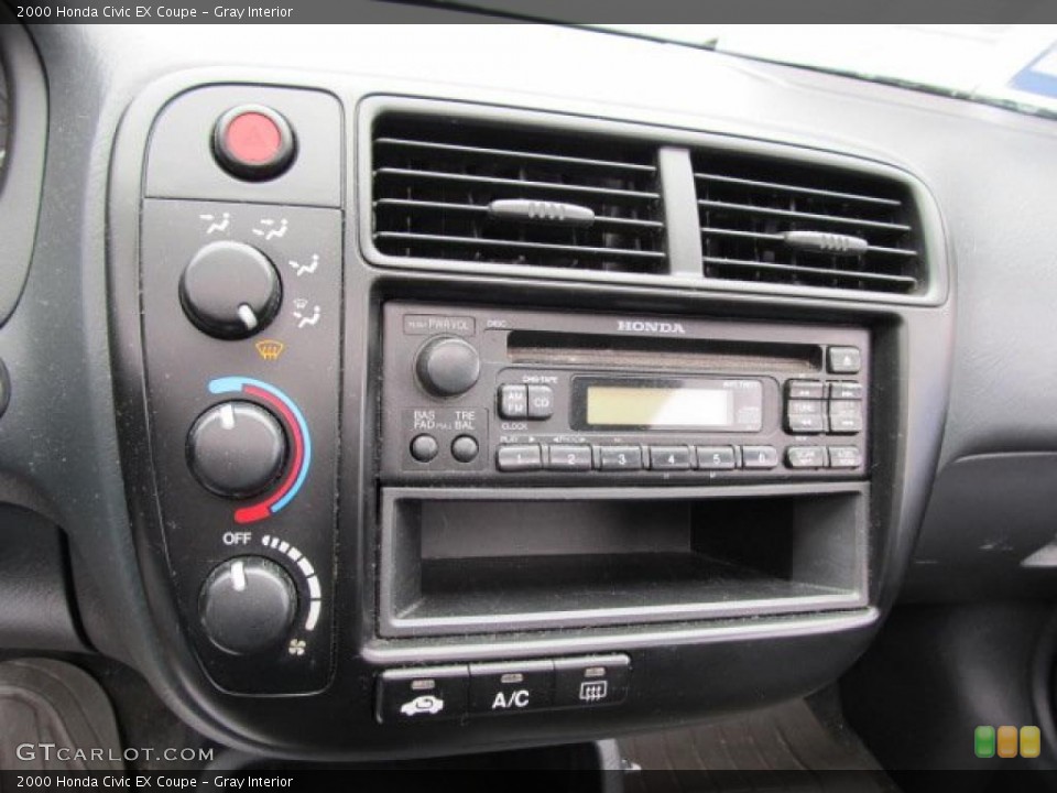 Gray Interior Controls for the 2000 Honda Civic EX Coupe #38948538