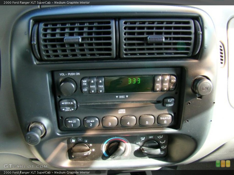Medium Graphite Interior Controls for the 2000 Ford Ranger XLT SuperCab #38948602