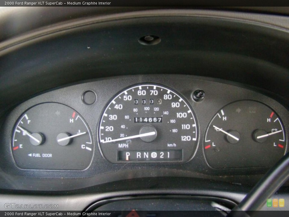 Medium Graphite Interior Gauges for the 2000 Ford Ranger XLT SuperCab #38948634