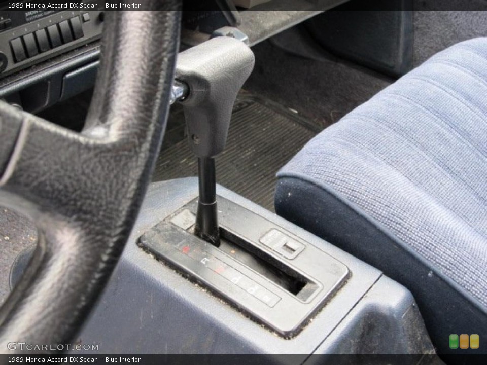 Blue Interior Transmission for the 1989 Honda Accord DX Sedan #38950130