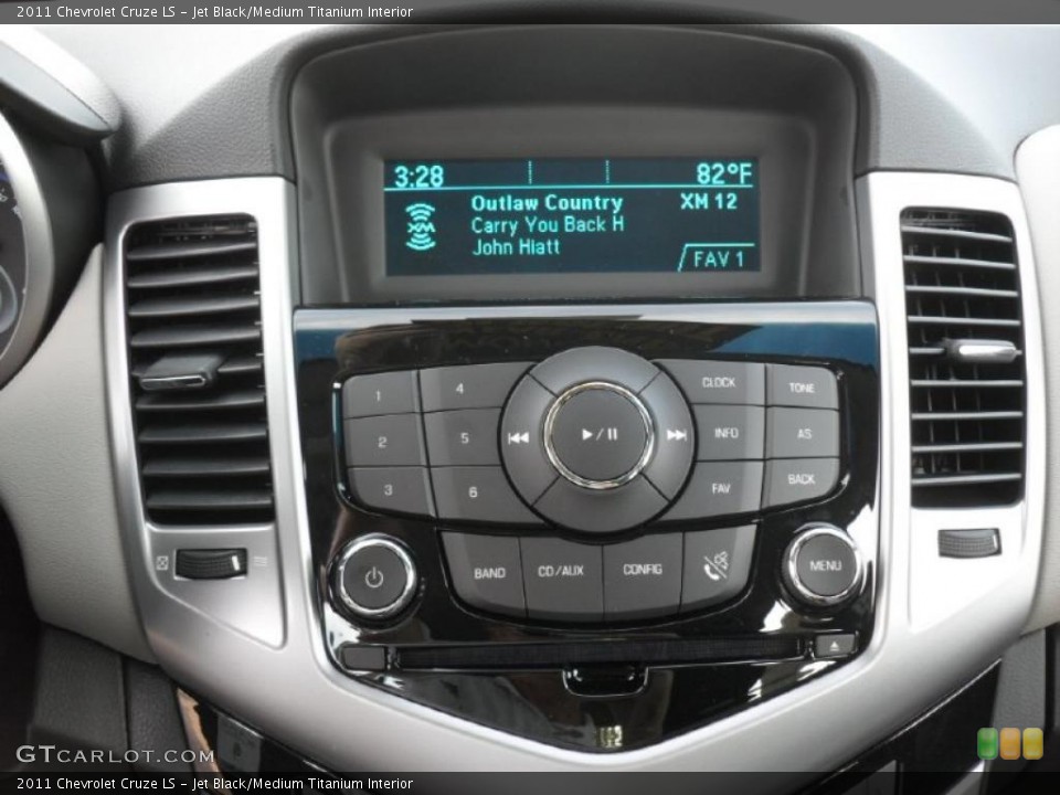 Jet Black/Medium Titanium Interior Controls for the 2011 Chevrolet Cruze LS #38950386
