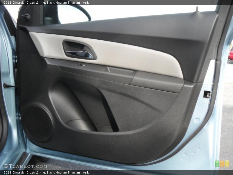 Jet Black/Medium Titanium Interior Door Panel for the 2011 Chevrolet Cruze LS #38950522