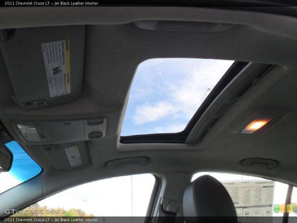 Jet Black Leather Interior Sunroof for the 2011 Chevrolet Cruze LT #38950686