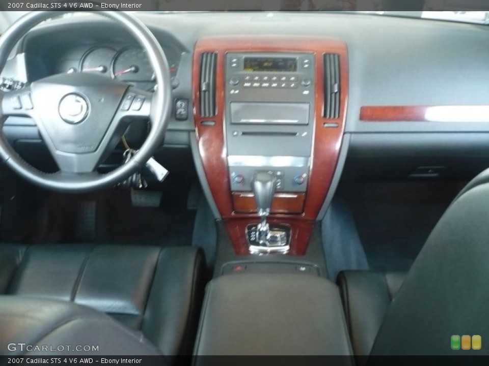 Ebony Interior Dashboard for the 2007 Cadillac STS 4 V6 AWD #38950746