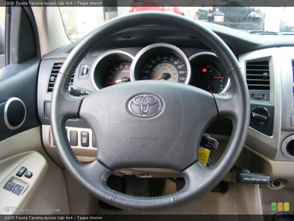 Taupe Interior Steering Wheel for the 2006 Toyota Tacoma Access Cab 4x4 #38952330