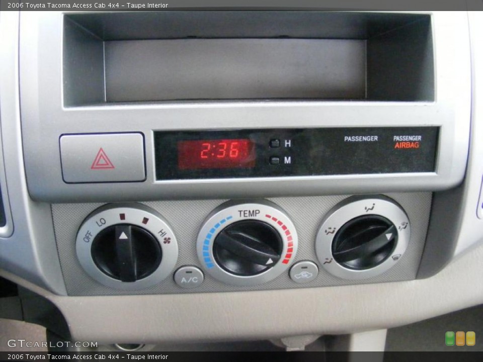 Taupe Interior Controls for the 2006 Toyota Tacoma Access Cab 4x4 #38952370