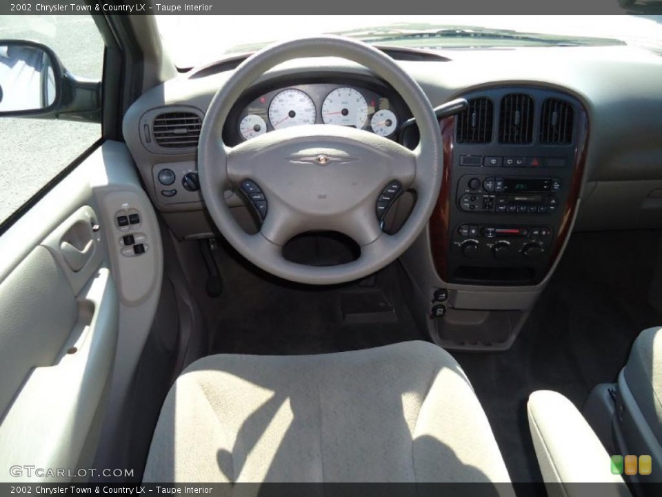 Taupe Interior Dashboard for the 2002 Chrysler Town & Country LX #38952610