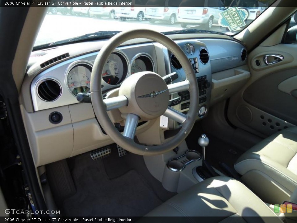Pastel Pebble Beige Interior Dashboard for the 2006 Chrysler PT Cruiser GT Convertible #38955338
