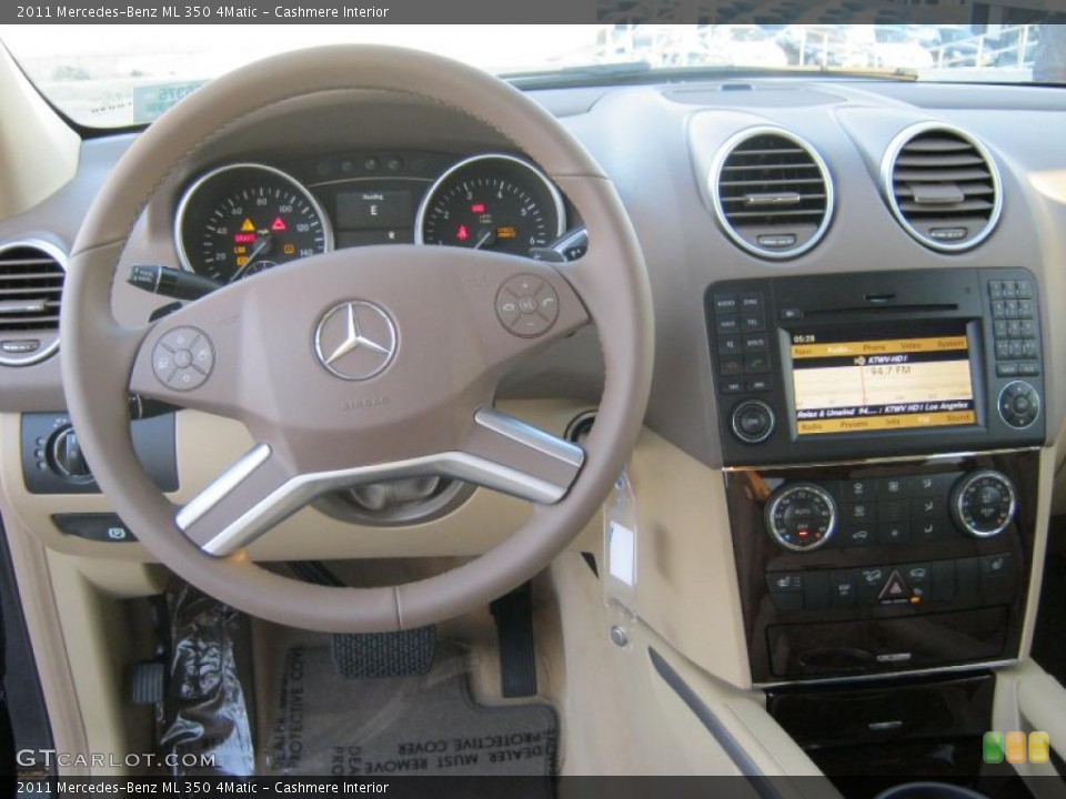 Cashmere Interior Steering Wheel for the 2011 Mercedes-Benz ML 350 4Matic #38955674