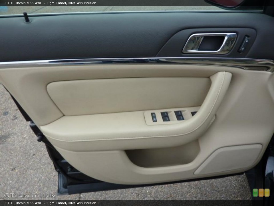 Light Camel/Olive Ash Interior Door Panel for the 2010 Lincoln MKS AWD #38956654