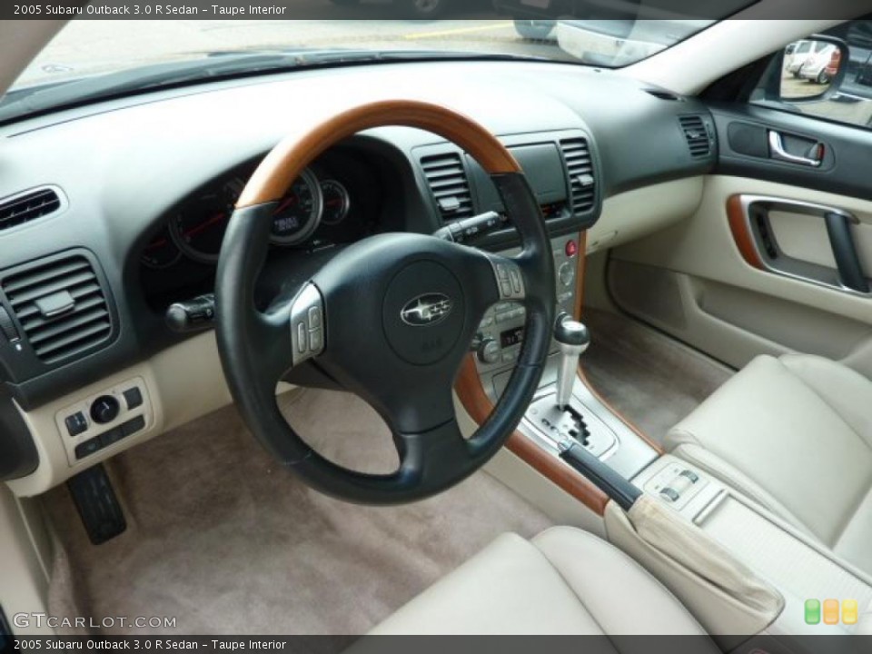 Taupe Interior Prime Interior for the 2005 Subaru Outback 3.0 R Sedan #38958090