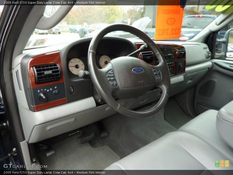 Medium Flint Interior Dashboard for the 2006 Ford F250 Super Duty Lariat Crew Cab 4x4 #38958650