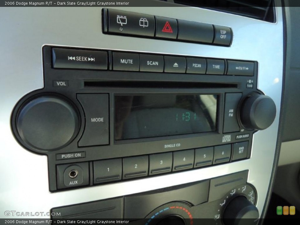 Dark Slate Gray/Light Graystone Interior Controls for the 2006 Dodge Magnum R/T #38959090