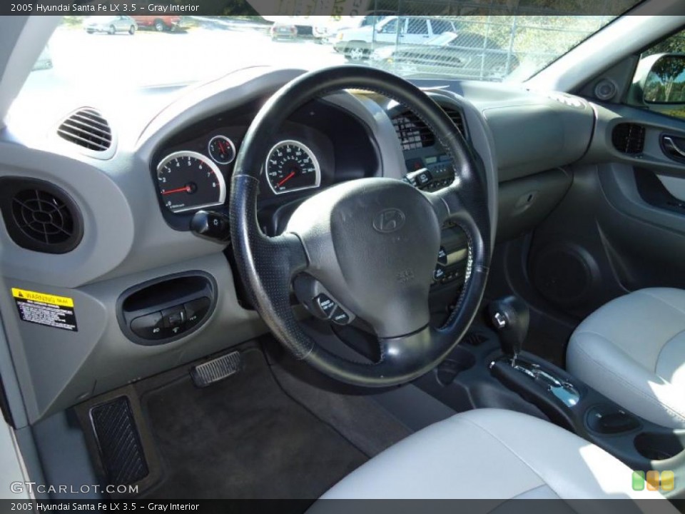 Gray Interior Dashboard for the 2005 Hyundai Santa Fe LX 3.5 #38959250