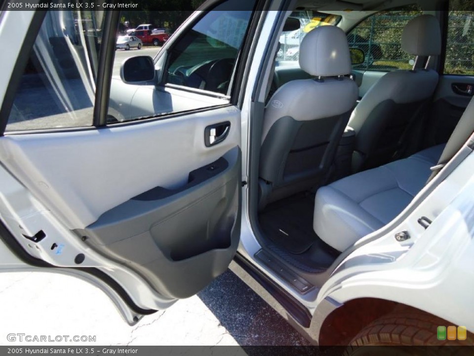 Gray Interior Photo for the 2005 Hyundai Santa Fe LX 3.5 #38959270